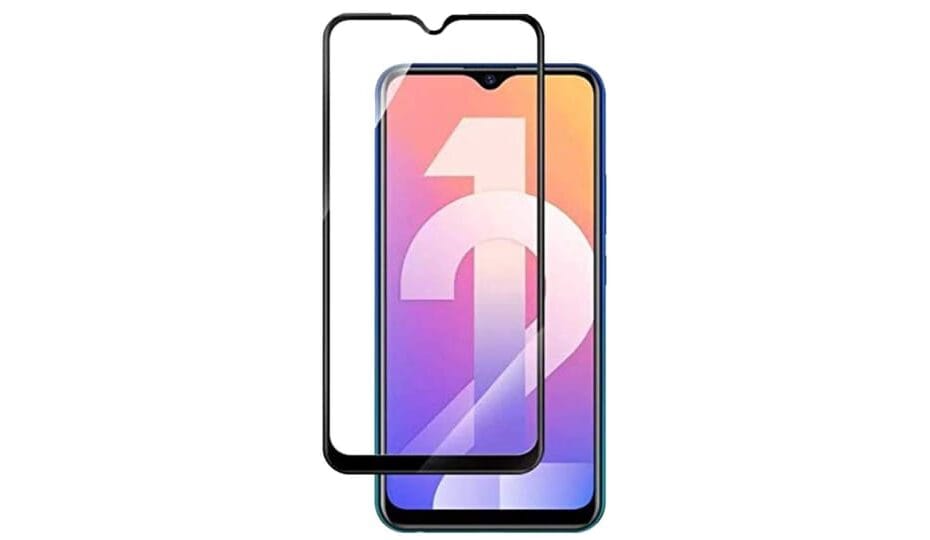 Vivo Y12 / Vivo Y15 V-Cut Screen Glass Guard This image is for reference only and may not be the actual detail of other phone models or similar tempered glass.