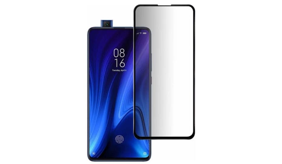 Vivo V15 Pro / Redmi K20 Pro No-Cut Screen Guard Guide This image is for reference only and may not be the actual detail of other phone models or similar tempered glass.