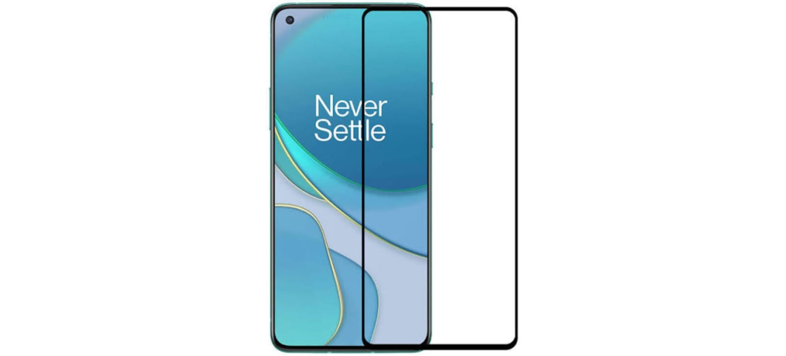 OnePlus 8T / Reno 7 Pro Uncut Tempered Glass Guide