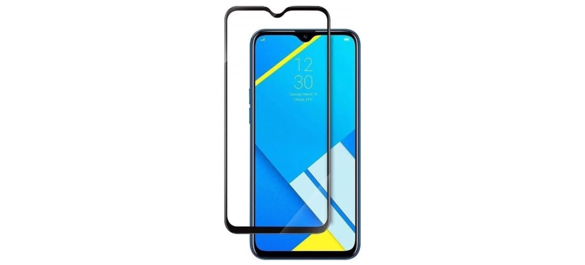 Oppo A1K and Realme C2 V-Cut Screen Protection Glass