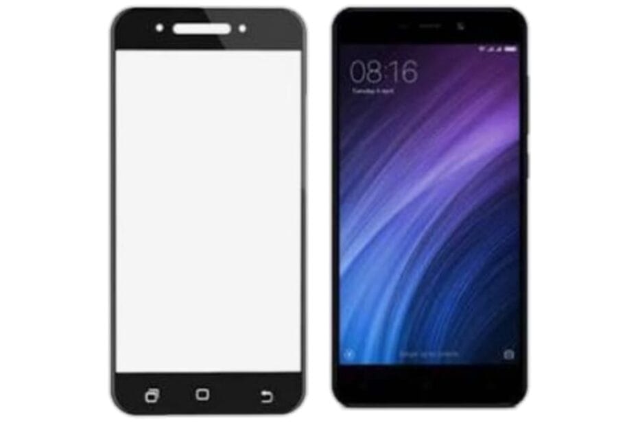 Top and Bottom Bezel Cut Display Safety Glass for Redmi 4A / 5A This image is for reference only and may not be the actual detail of other phone models or similar tempered glass.