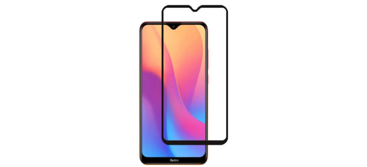 V-Cut Tempered Glass for Redmi 8 & 8A Dual