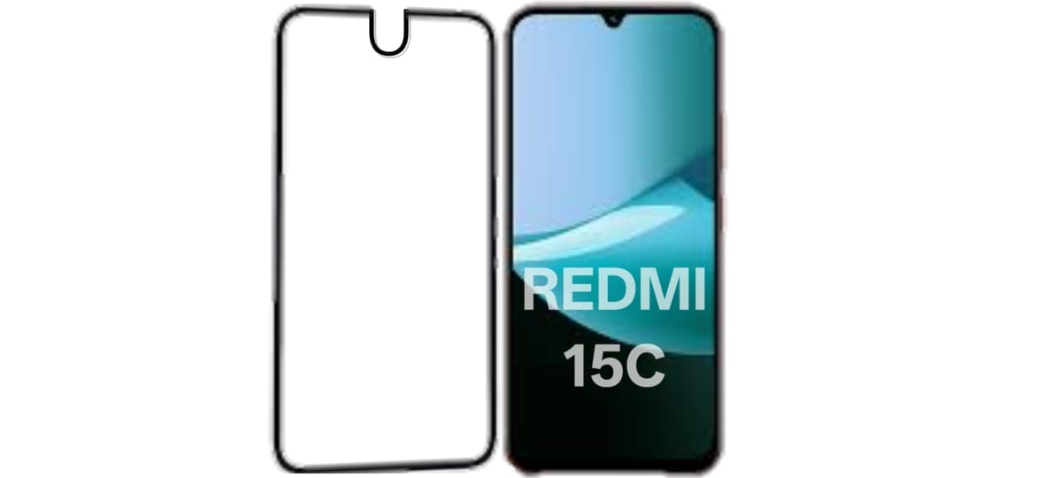 Redmi 15C Large Display Safety Glass Guide