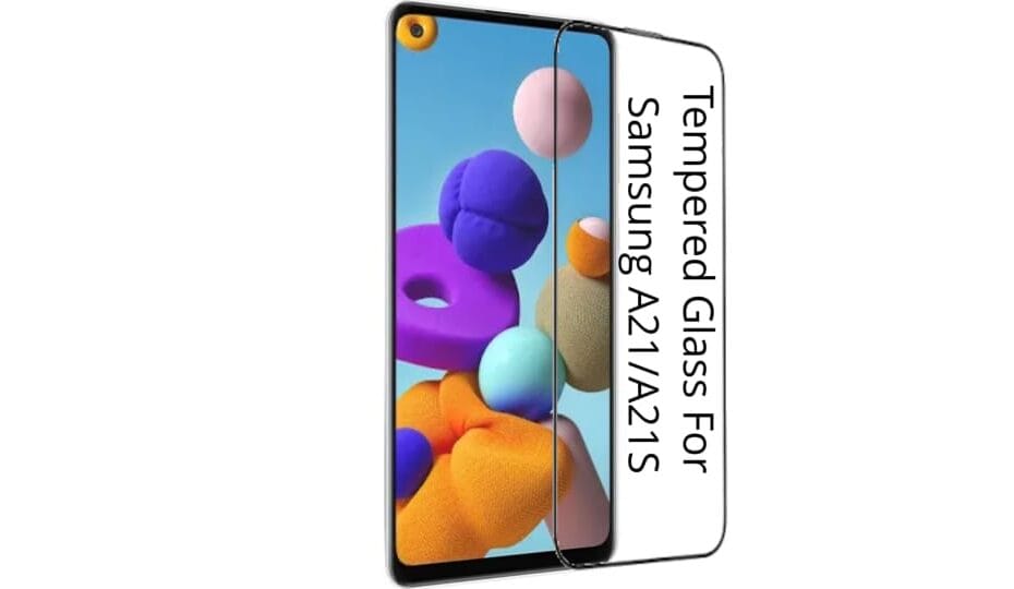 Punch-Hole Display Safety Glass for Samsung A21 / A21s This image is for reference only and may not be the actual detail of other phone models or similar tempered glass.