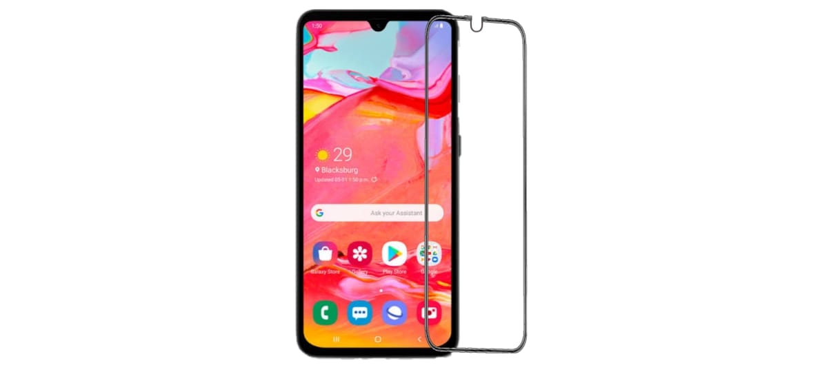 UNIVERSAL TEMPERED GLASS FOR SAMSUNG A70