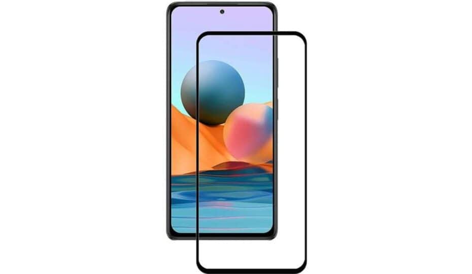 Without Cut Universal Tempered Glass for Redmi Note 10 4G / Poco M4 Pro 4G This image is for reference only and may not be the actual detail of other phone models or similar tempered glass.