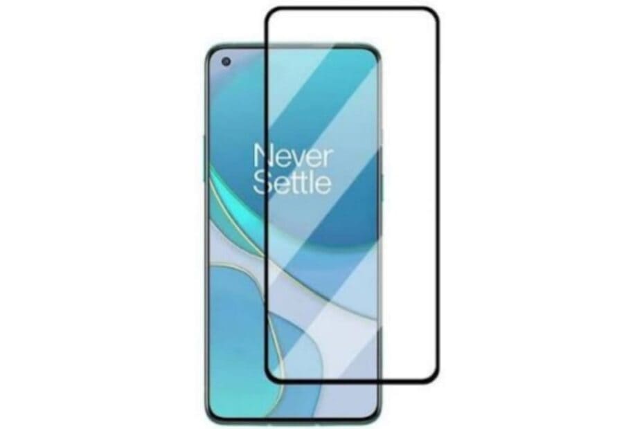 Without Cut Tempered Glass for Redmi Note 11 5G / OnePlus 9RT This image is for reference only and may not be the actual detail of other phone models or similar tempered glass.