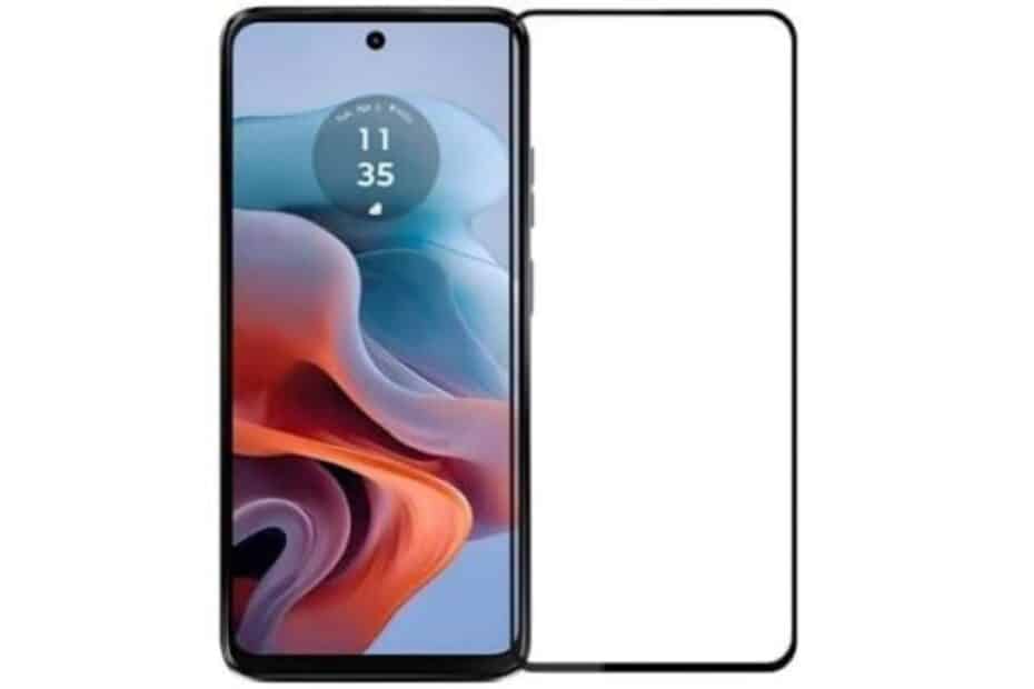 Punch-hole full glass without camera cut, 6.70-inch size This image is for reference only and may not be the actual detail of other phone models or similar tempered glass.