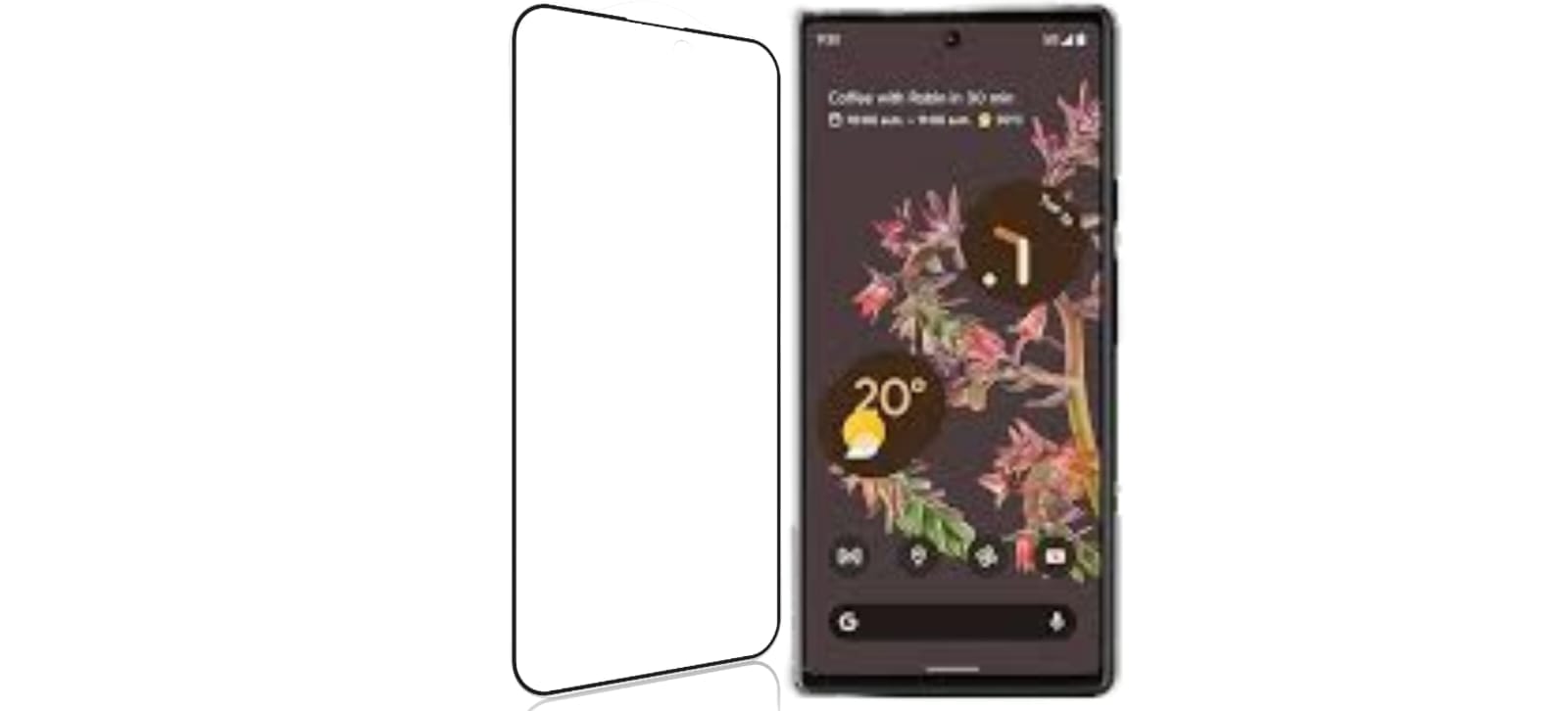 Google Pixel 6 Uncut Screen Protector Glass Guide