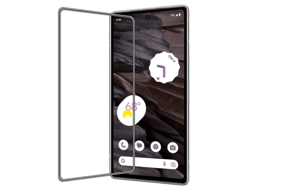 No Cut Tempered Glass for Google Pixel 7A Punch Hole Display Mobile Phone – full-screen protection, scratch-resistant, ultra-clear